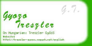 gyozo treszler business card
